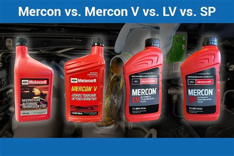 mercon lv or sp|difference mercon v or Lv.